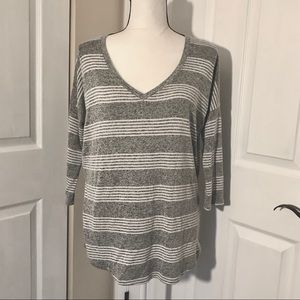 Market & Spruce Careen V-neck Dolman Knit Top